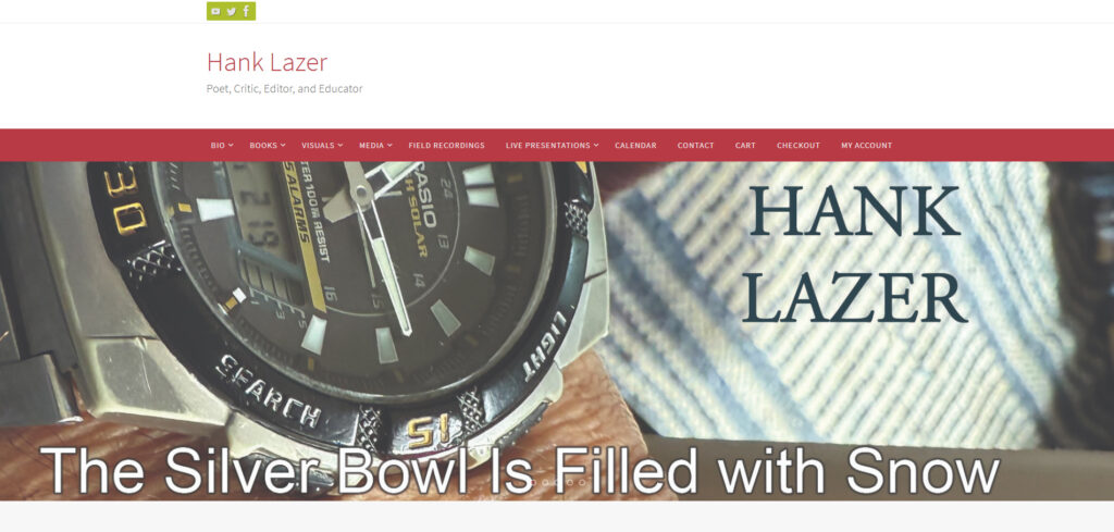 Hank Lazer's web site