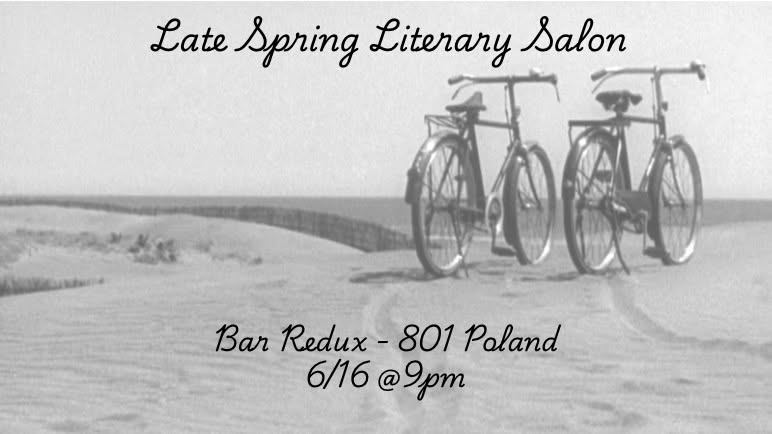 late spring literary salon